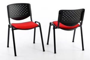 Die Sitzschale ist fest mit dem Gestell verbunden